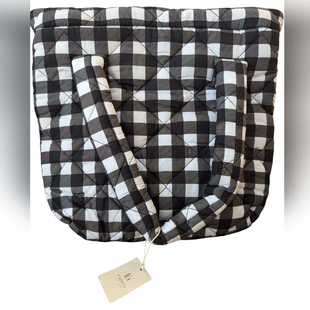 FADIVO New York Buffalo Check Tote NWT